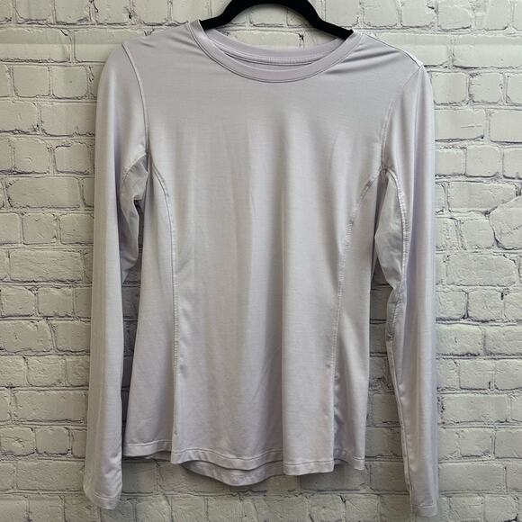 Slazenger Golf Lavender Purple Baselayer Lightweight Long Sleeve Shirt Small - Picture 1 of 7